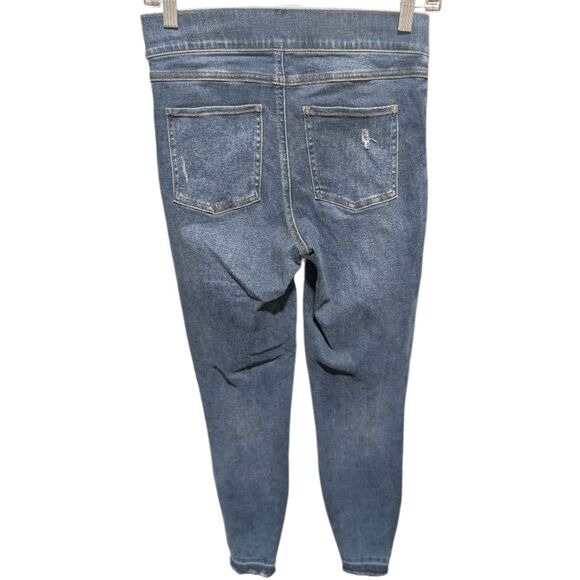 SPANX Distressed Skinny Jeans Size Large - Picture 3 of 3